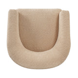 Modern European furniture - Modern Curved Barrel Accent Chai - www.oroa.com
