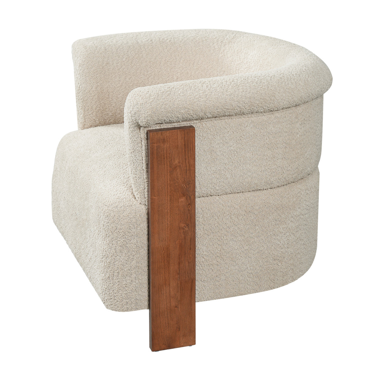 Modern European furniture - Upholstered Wrap Around Accent Chair - www.oroa.com
