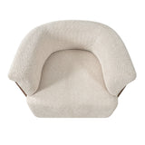 Modern European furniture - Upholstered Wrap Around Accent Chair - www.oroa.com