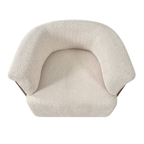 Modern European furniture - Upholstered Wrap Around Accent Chair - www.oroa.com