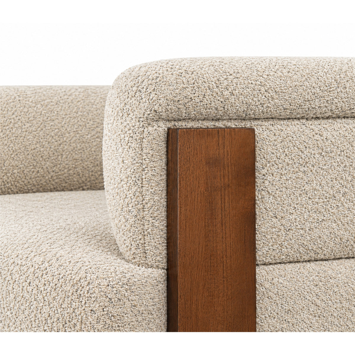 Upholstered Barrel Armchair | OROA