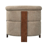 Upholstered Barrel Armchair | OROA