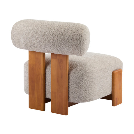 Modern European furniture - Modern Boucle Lounge Chair - www.oroa.com