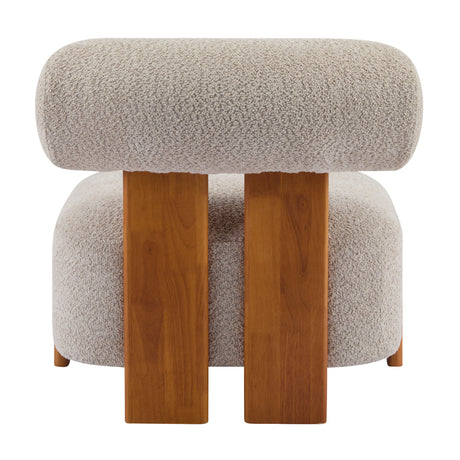 Modern European furniture - Modern Boucle Lounge Chair - www.oroa.com