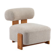 Modern European furniture - Modern Boucle Lounge Chair - www.oroa.com