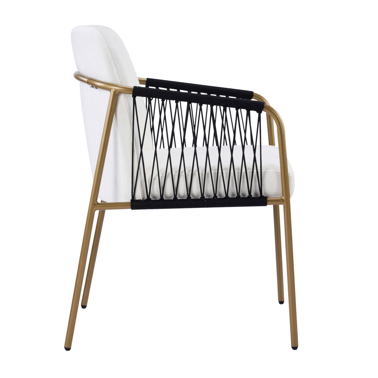 Modern Glam Upholstered Dining Chairs (2) | OROA
