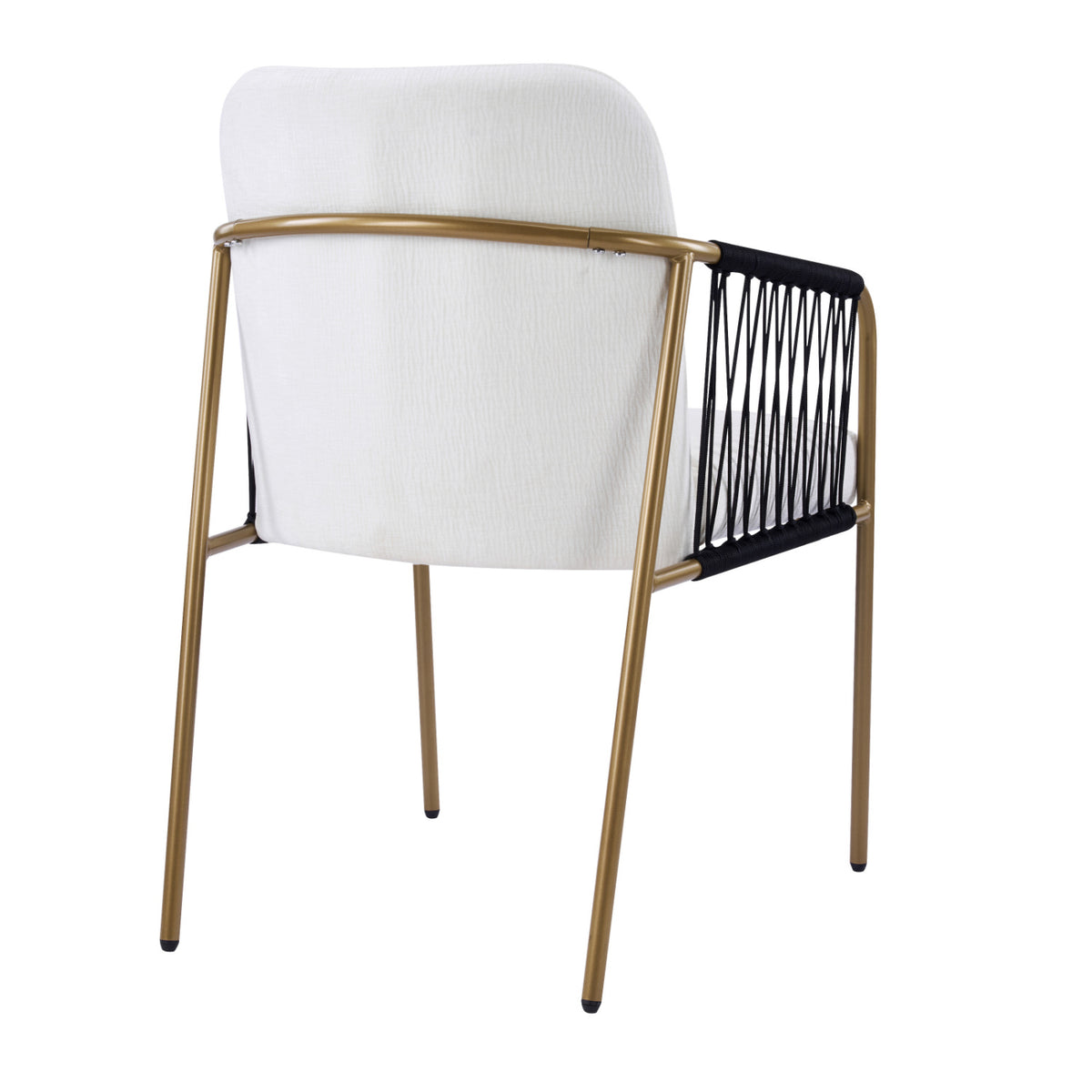 Modern Glam Upholstered Dining Chairs (2) | OROA