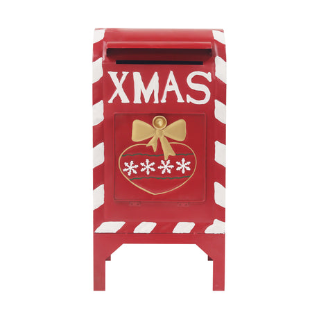 Modern European furniture - Red Iron Christmas Mailbox Decor - www.oroa.com