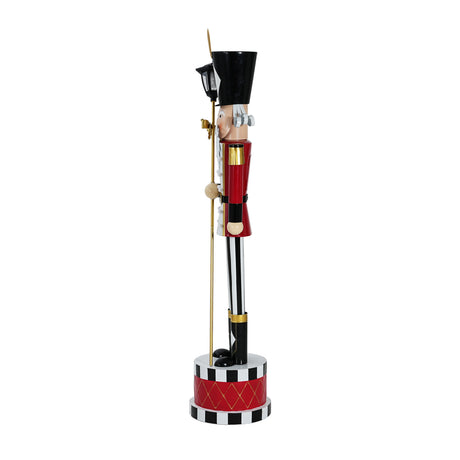 Modern European furniture - Classic Red Indoor/Outdoor Iron Nutcracker Christmas Decor - www.oroa.com