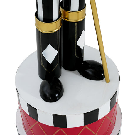 Modern European furniture - Classic Red Indoor/Outdoor Iron Nutcracker Christmas Decor - www.oroa.com