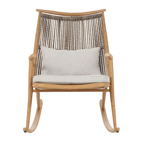 Modern European furniture - Rattan Backrest Outdoor Rocking Chair - www.oroa.com