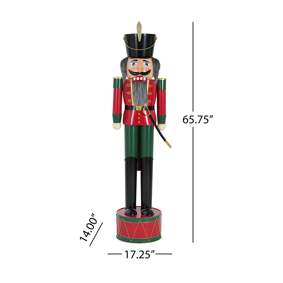 Modern European furniture - Classic Iron Nutcracker Christmas Decor - www.oroa.com