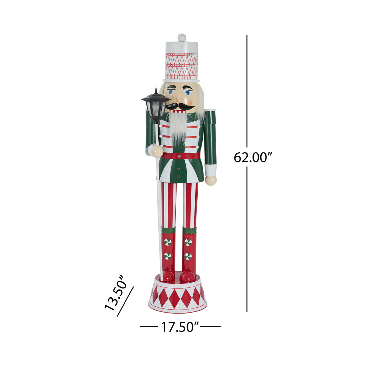 Classic Iron Nutcracker Holiday Christmas Decor | OROA