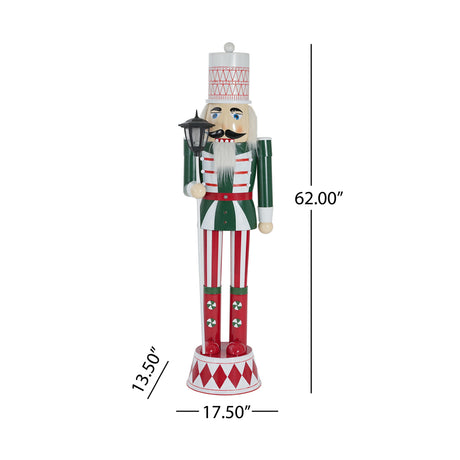 Classic Iron Nutcracker Holiday Christmas Decor | OROA