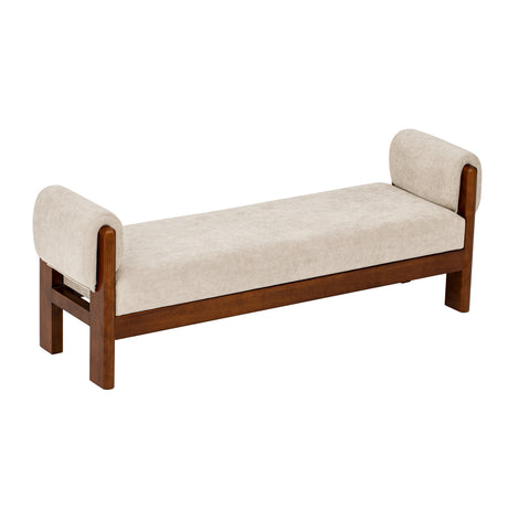 Upholstered Accent Ottoman Bench by OROA