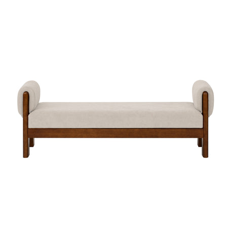 Upholstered Accent Ottoman Bench by OROA
