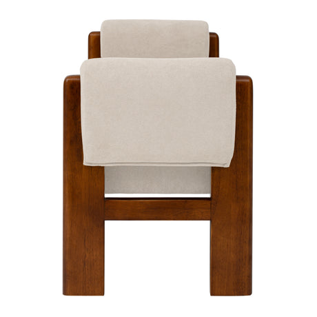 Upholstered Accent Ottoman Bench by OROA