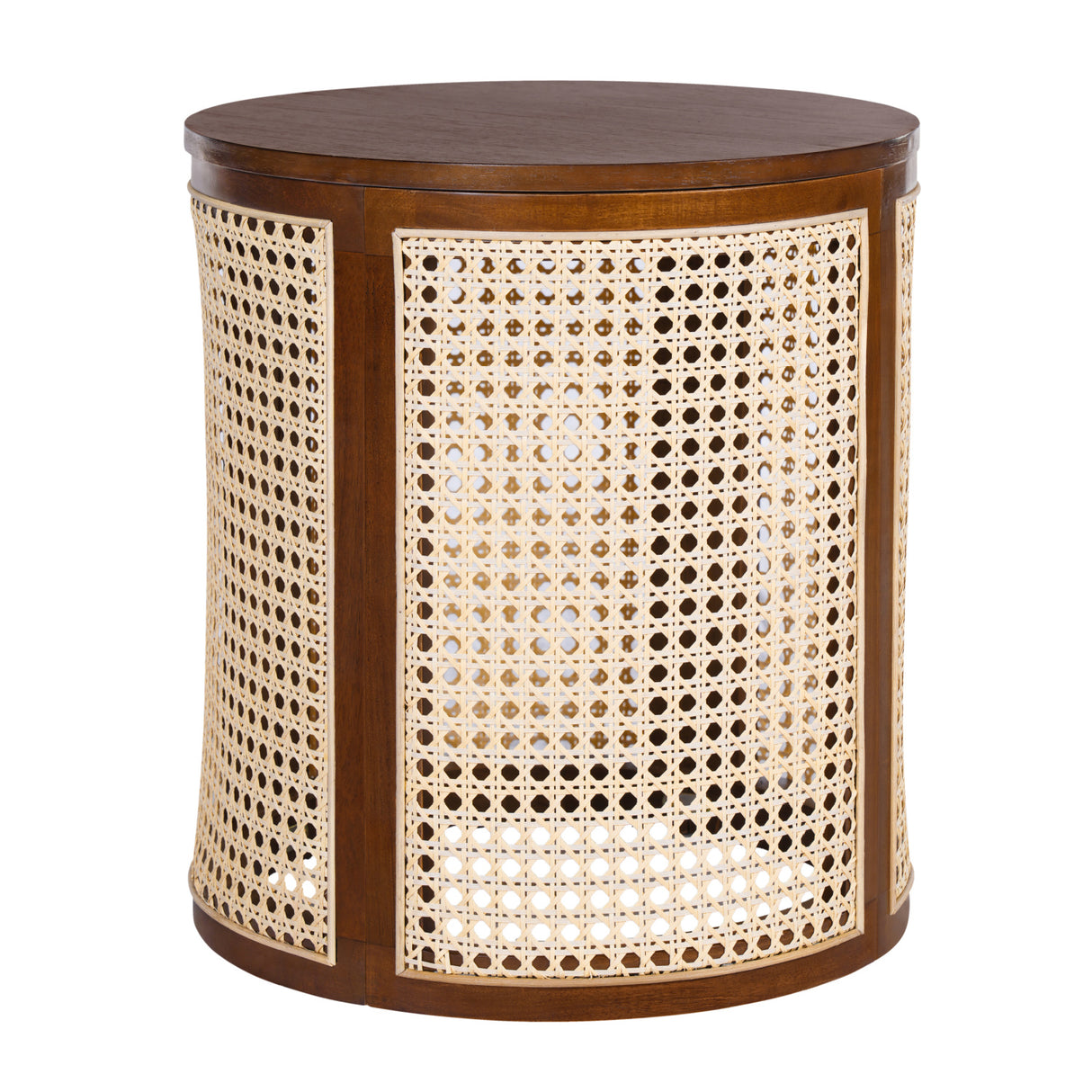 Hollow Woven Round Side Table | OROA
