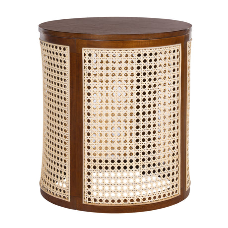 Hollow Woven Round Side Table | OROA