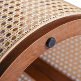 Hollow Woven Round Side Table | OROA