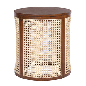 Hollow Woven Round Side Table - OROA - view 1