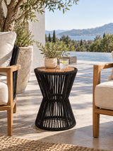 Hourglass Design Outdoor Side Table | OROA