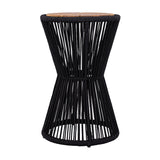 Hourglass Design Outdoor Side Table | OROA