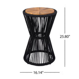 Hourglass Design Outdoor Side Table | OROA