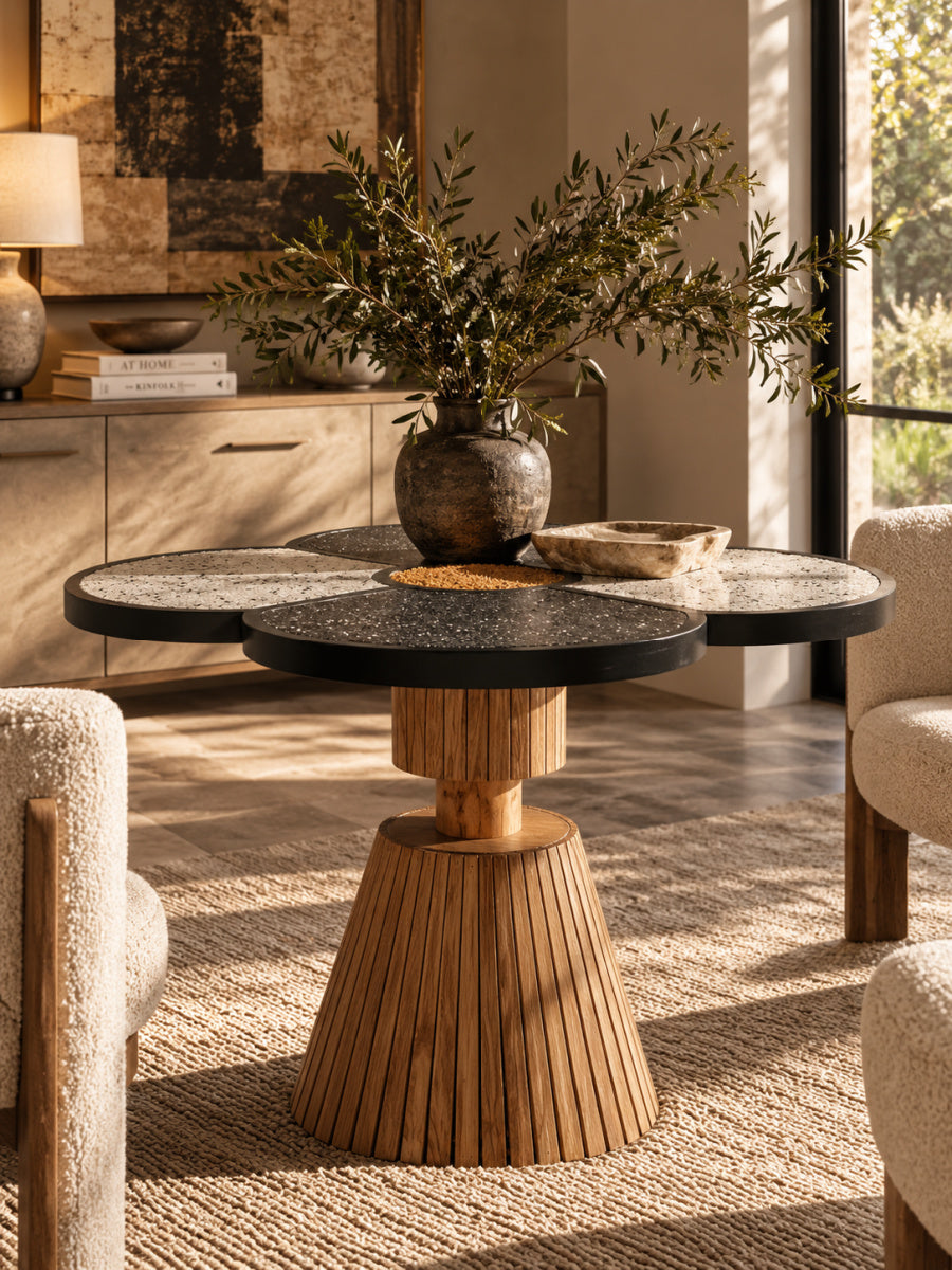 Unique Four-Leaf Clover Side Table | OROA