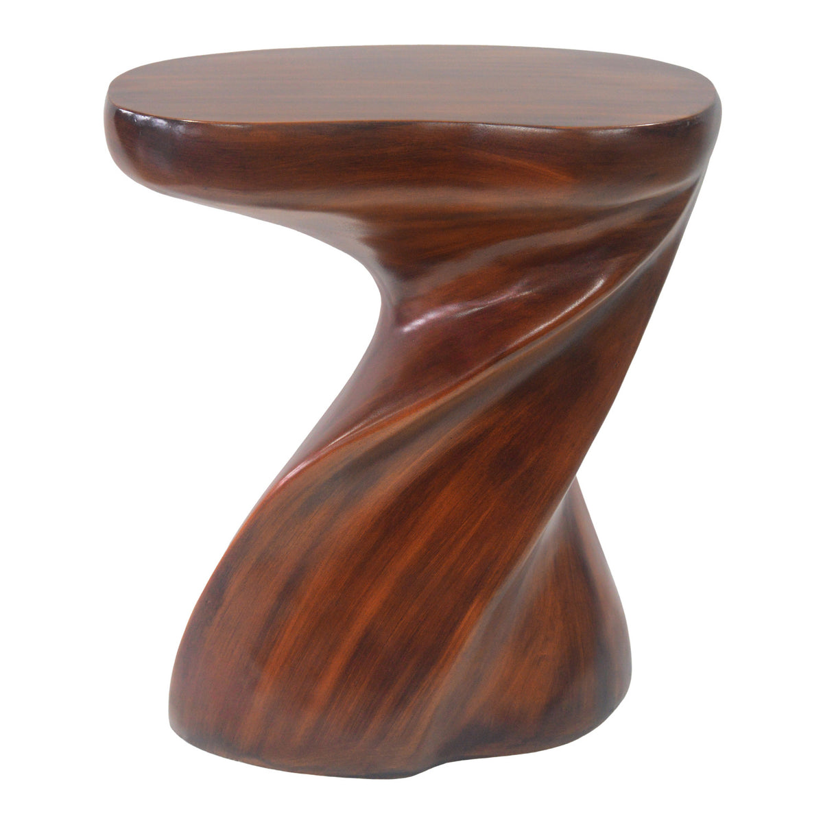 Indoor/Outdoor Twisted Sculptural Side Table | OROA