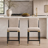 Modern Armless Counter Stool Set (2) | OROA