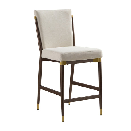 Modern Upholstered Counter Stools (2) | OROA