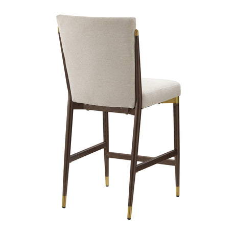 Modern Upholstered Counter Stools (2) | OROA