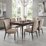 Solid Back Modern Side Chairs (2) | OROA