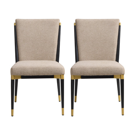 Solid Back Modern Side Chairs (2) | OROA