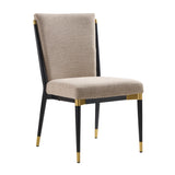 Solid Back Modern Side Chairs (2) | OROA