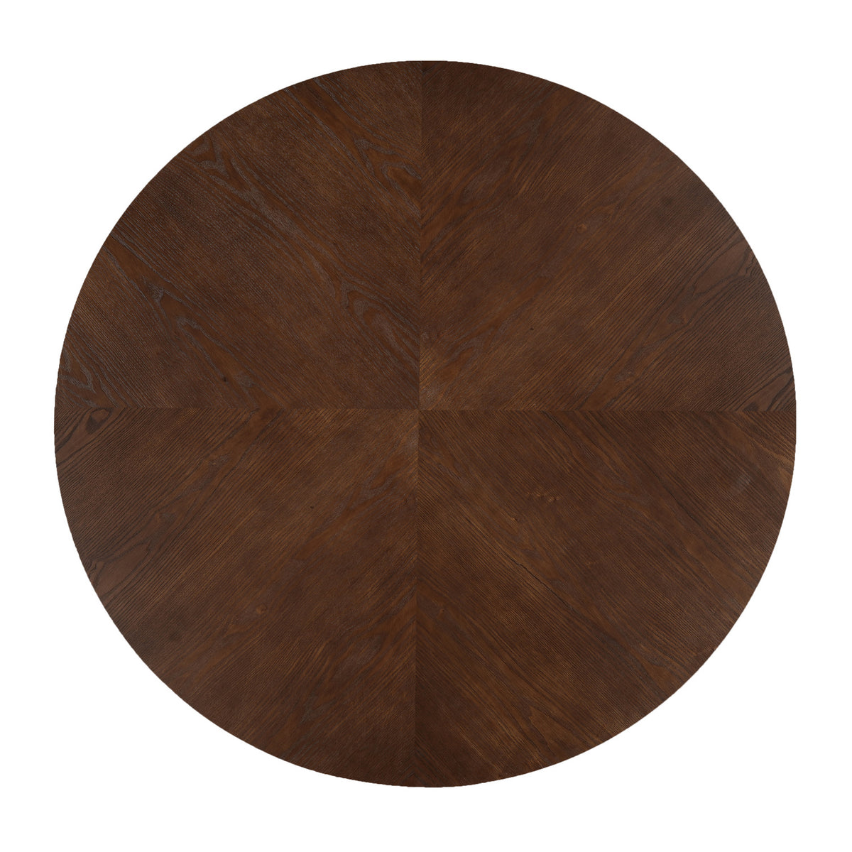 Walnut Round Pedestal Dining Table | OROA