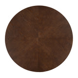 Walnut Round Pedestal Dining Table | OROA