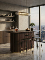 Rectangular Walnut Counter Table | OROA