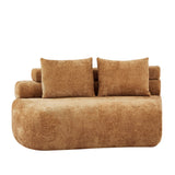 Yellow Curved Sectional Sofa | OROA