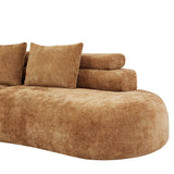 Yellow Curved Sectional Sofa | OROA