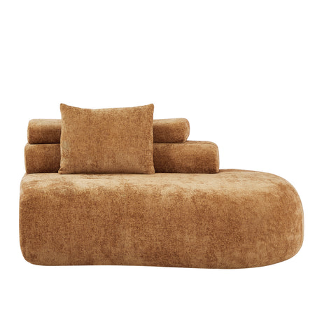 Yellow Curved Sectional Sofa | OROA