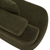 Olive Green Curved Sectional Sofa | OROA