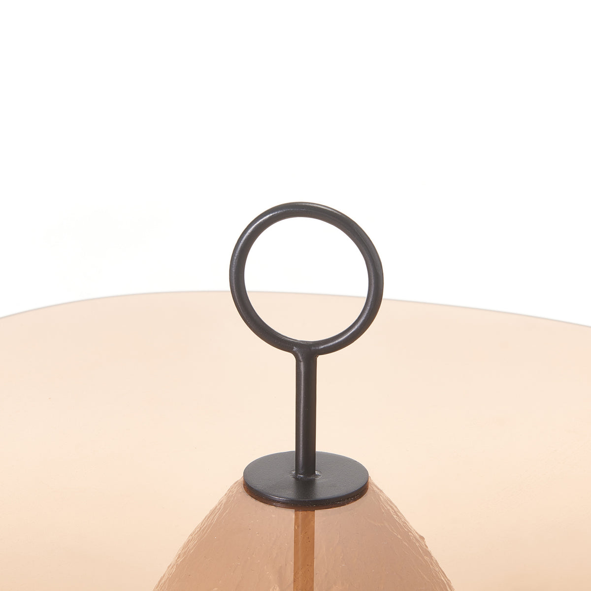 Brown Glass Top Side Table | OROA