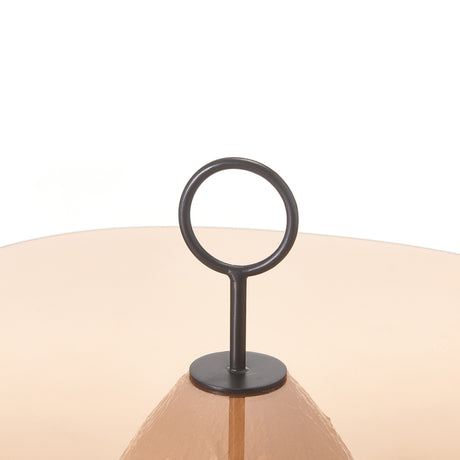 Brown Glass Top Side Table | OROA