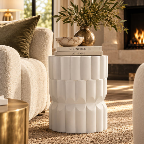 Indoor/Outdoor Concrete Side Table | OROA