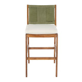 Outdoor Acacia Wood Bar Stools (2) | OROA