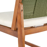 Outdoor Acacia Wood Bar Stools (2) | OROA