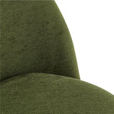 Modern Luxury Green Upholstered Barstools (2) | OROA