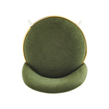 Modern Luxury Green Upholstered Barstools (2) | OROA